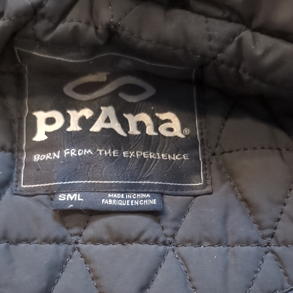 Prana Charcoal Quilted Jacket